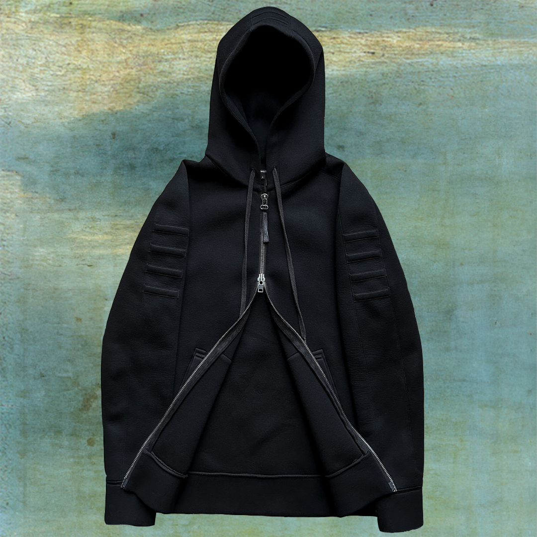 HELMUT LANG BLACKED OUT HOODIE