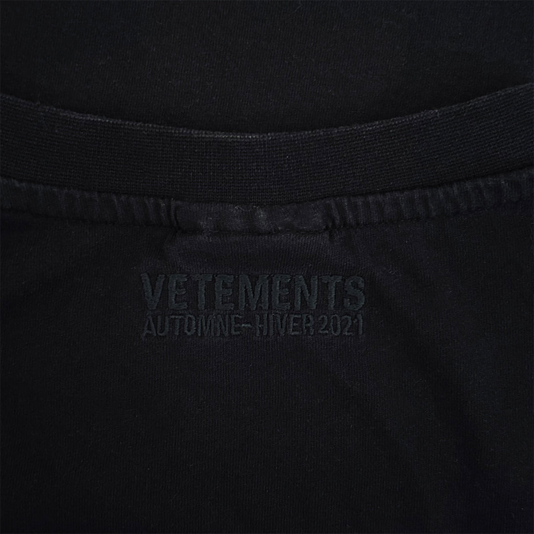 VETEMENTS DOUBLE LOGO T-SHIRT