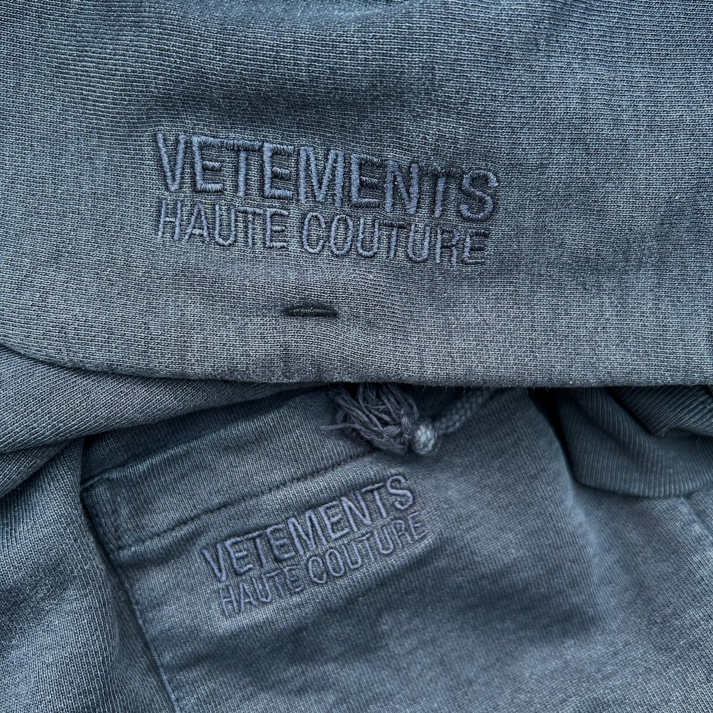 VETEMENTS ‘HAUTE COUTURE’ SWEATSUIT