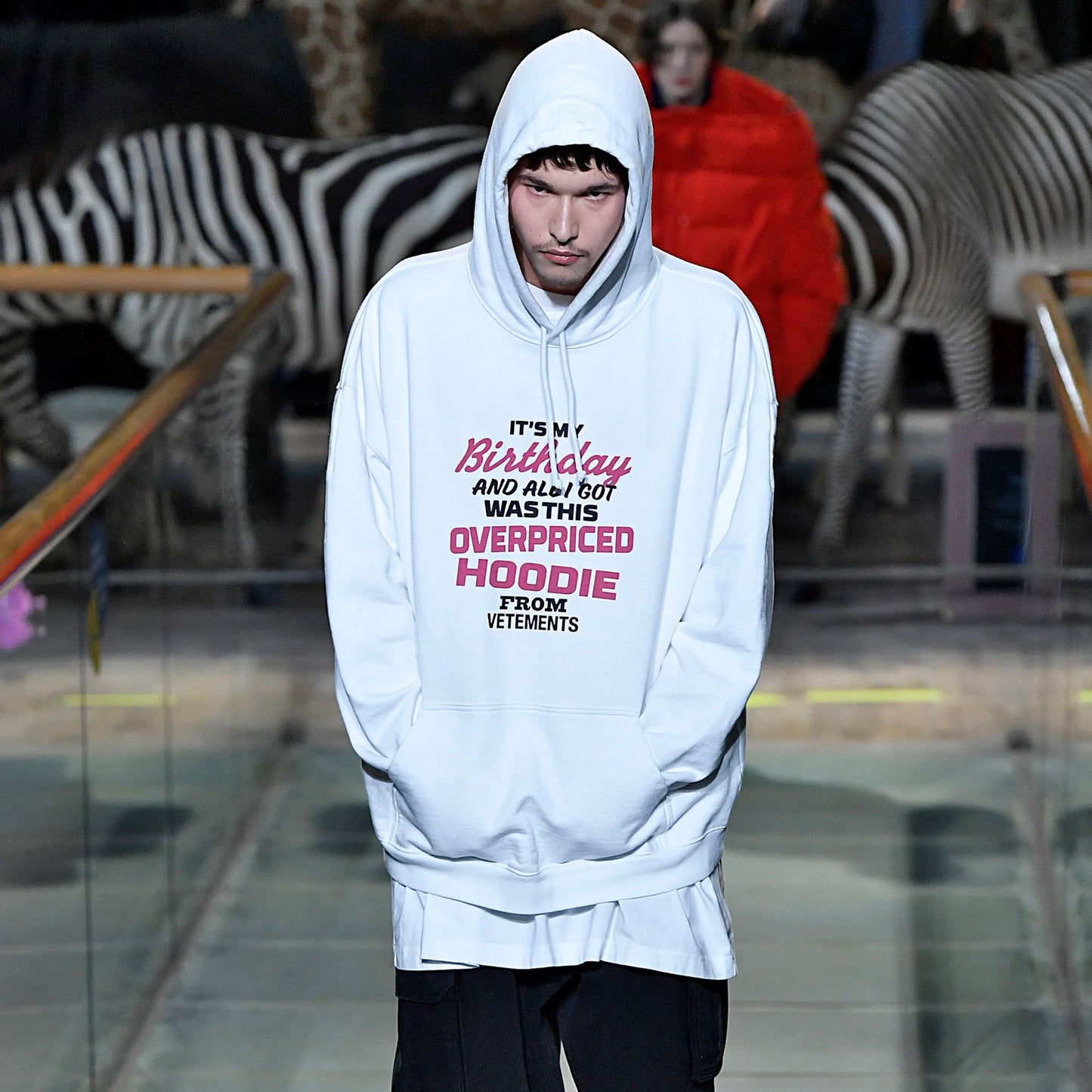 VETEMENTS OVERPRICED BIRTHDAY HOODIE