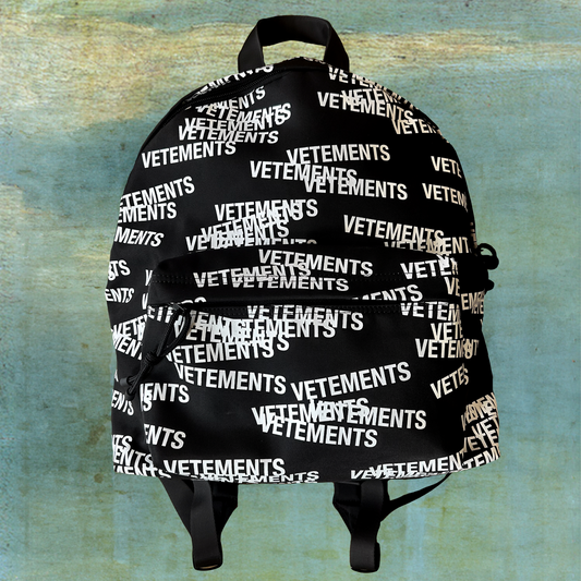 VETEMENTS AW23 LARGE PRINT BACKPACK