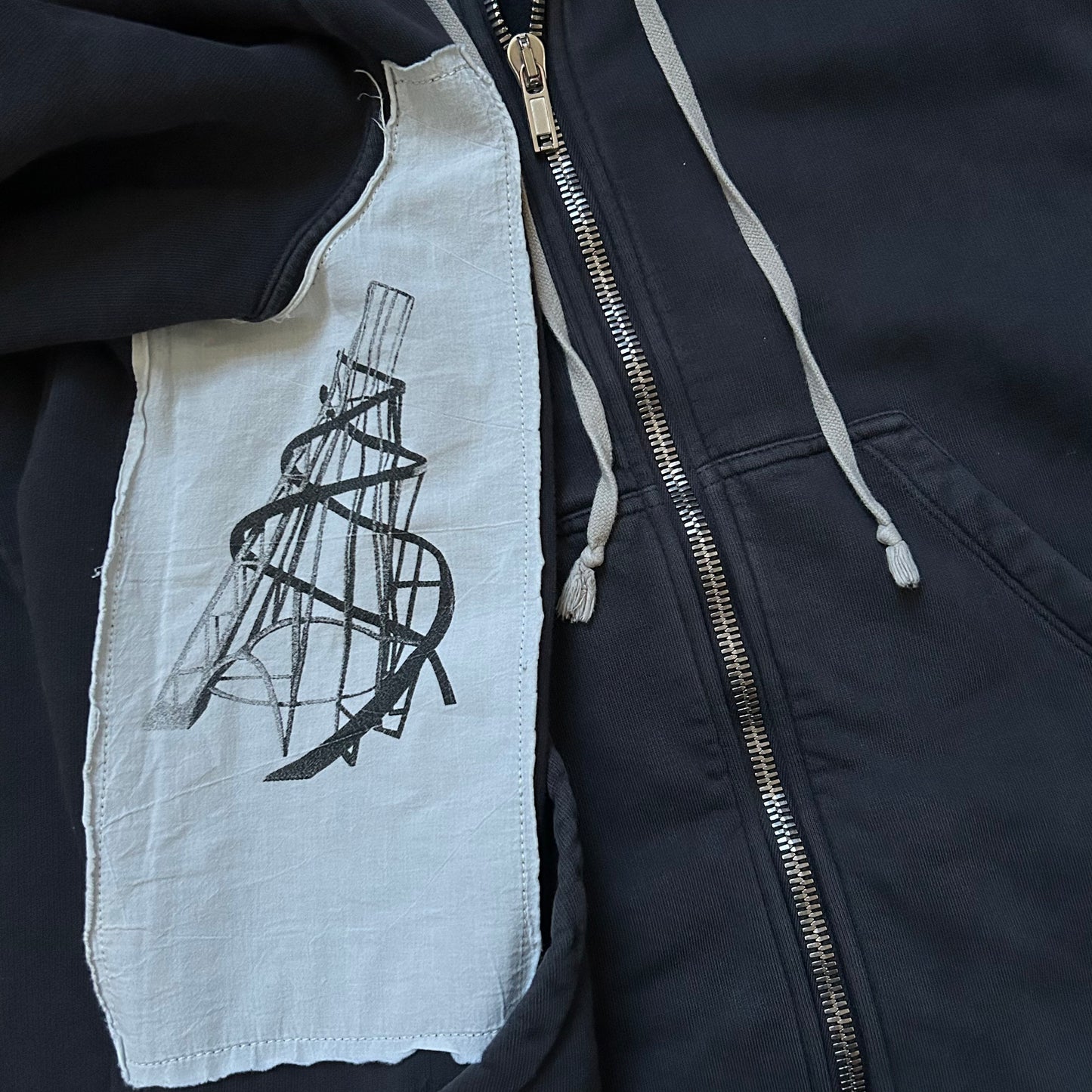 RICK OWENS FW19 ALIENS JASON ZIP UP