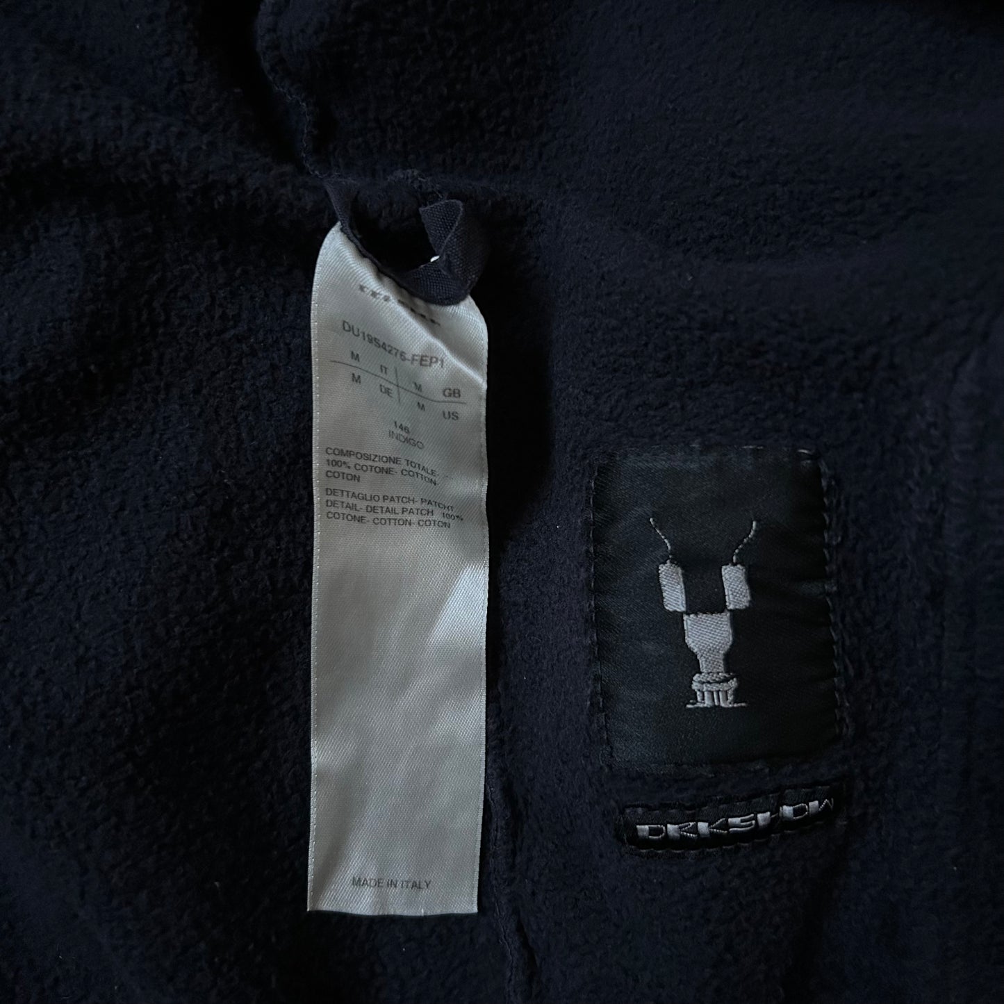 RICK OWENS FW19 ALIENS JASON ZIP UP