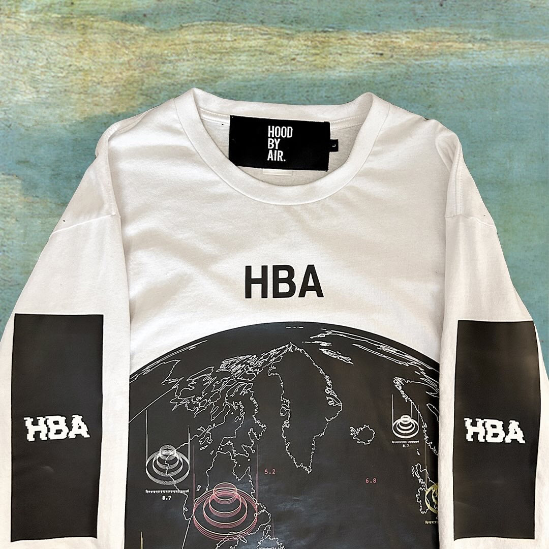 HOOD BY AIR WHITE LONGSLEEVE