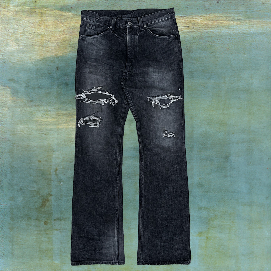 AW02 BACKLASH LEATHER REPAIR DENIM