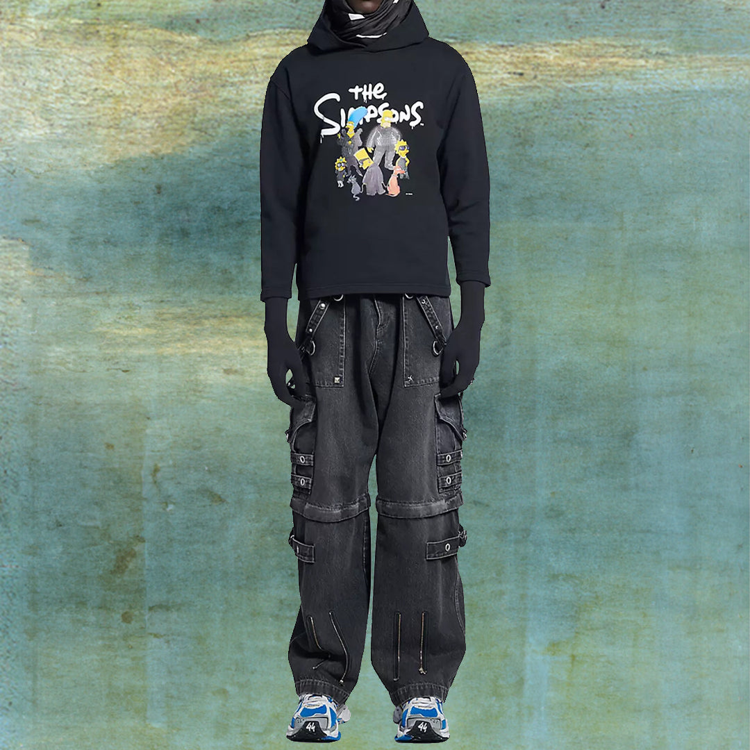 BALENCIAGA AW21 THE SIMPSONS HOODIE