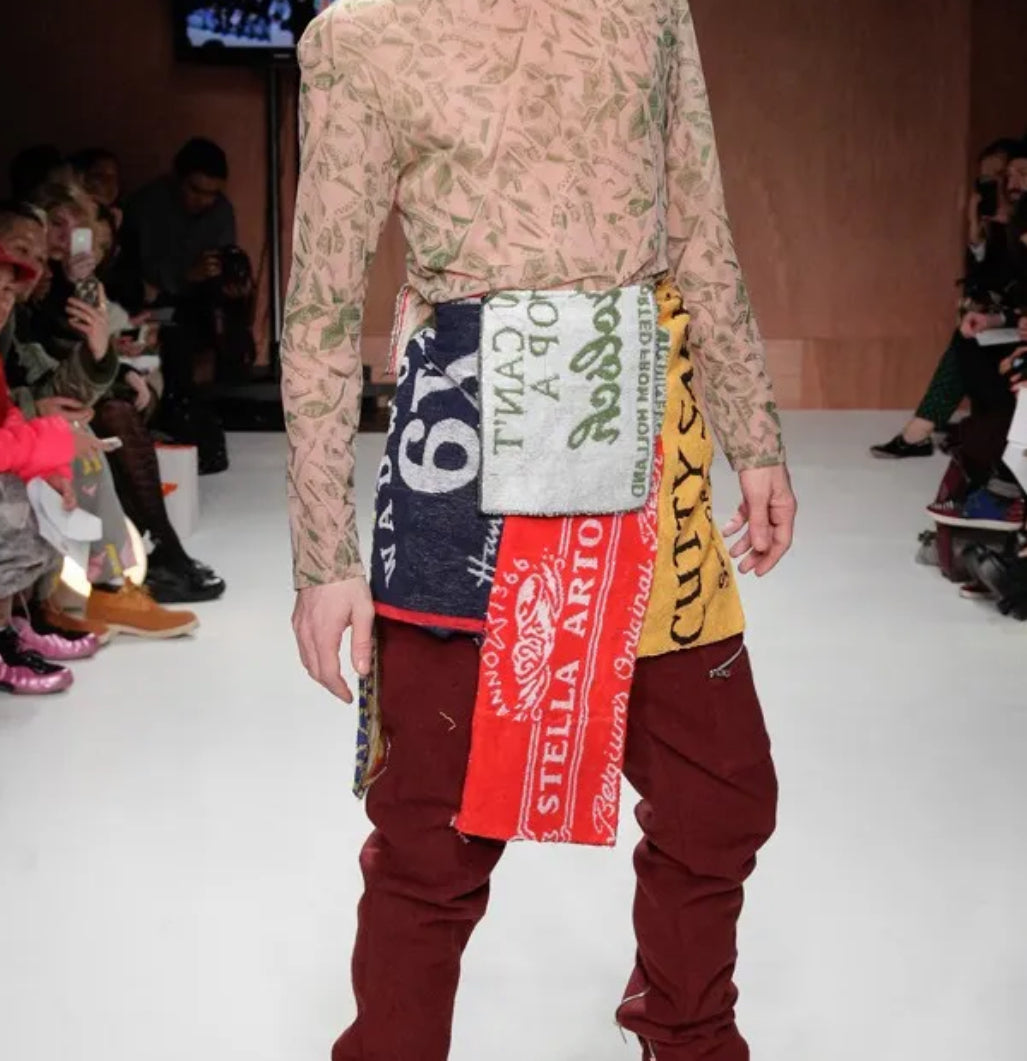 MARTINE ROSE A/W13 BEERMAT SWEATER