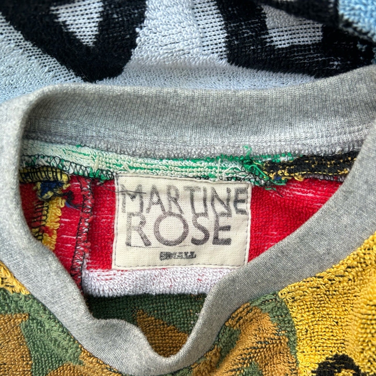 MARTINE ROSE A/W13 BEERMAT SWEATER