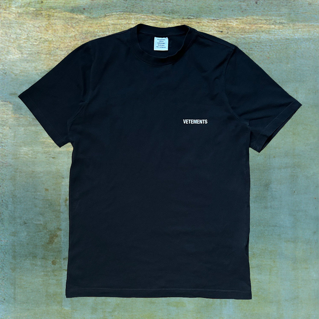 VETEMENTS DOUBLE LOGO T-SHIRT