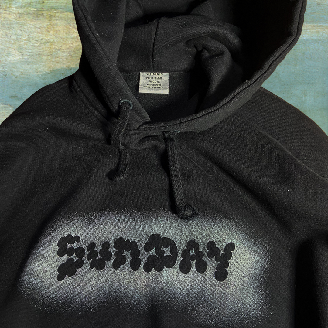 VETEMENTS SUNDAY HOODIE