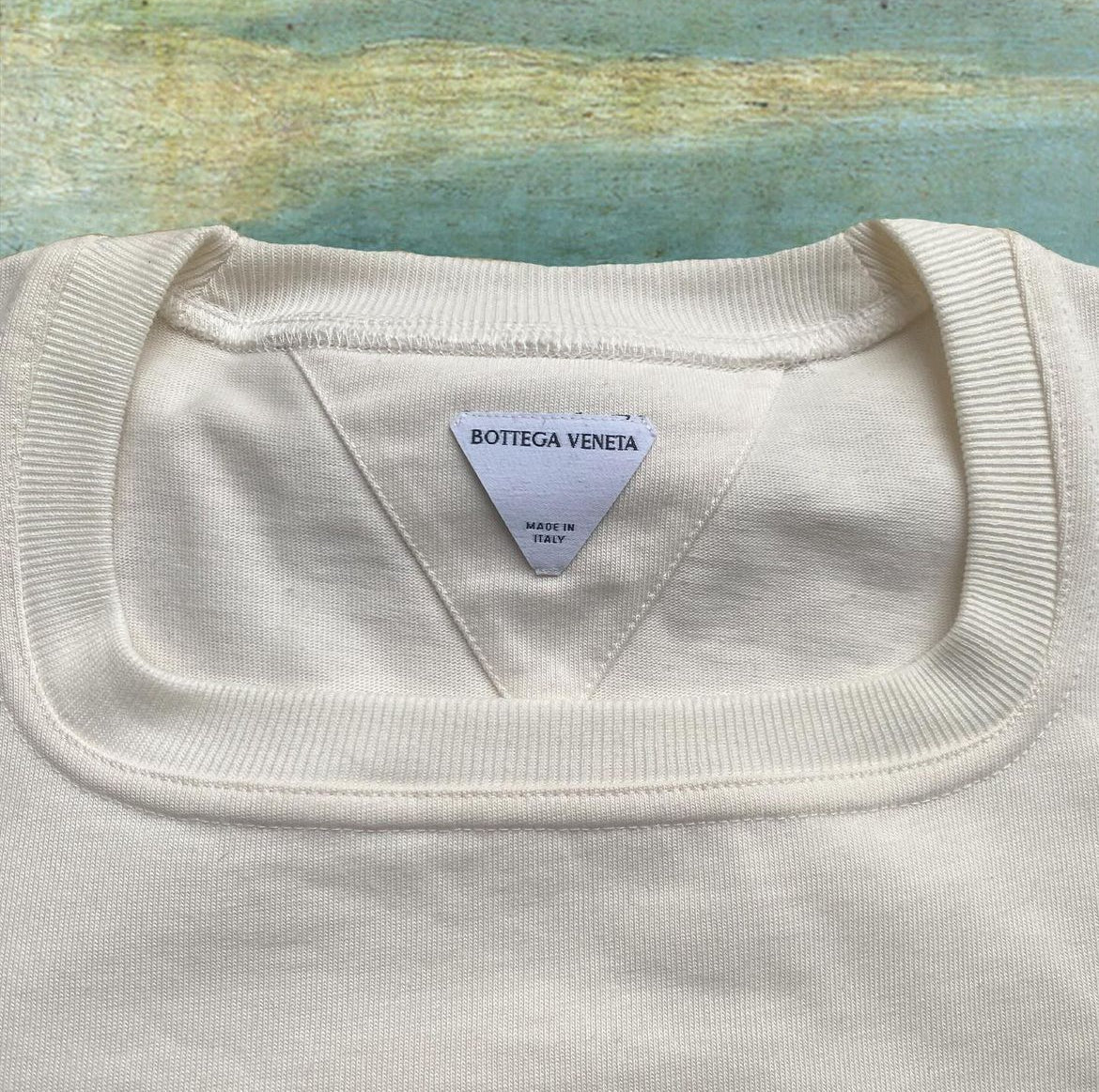 BOTTEGA VENETA SQUARE NECK COTTON JERSEY