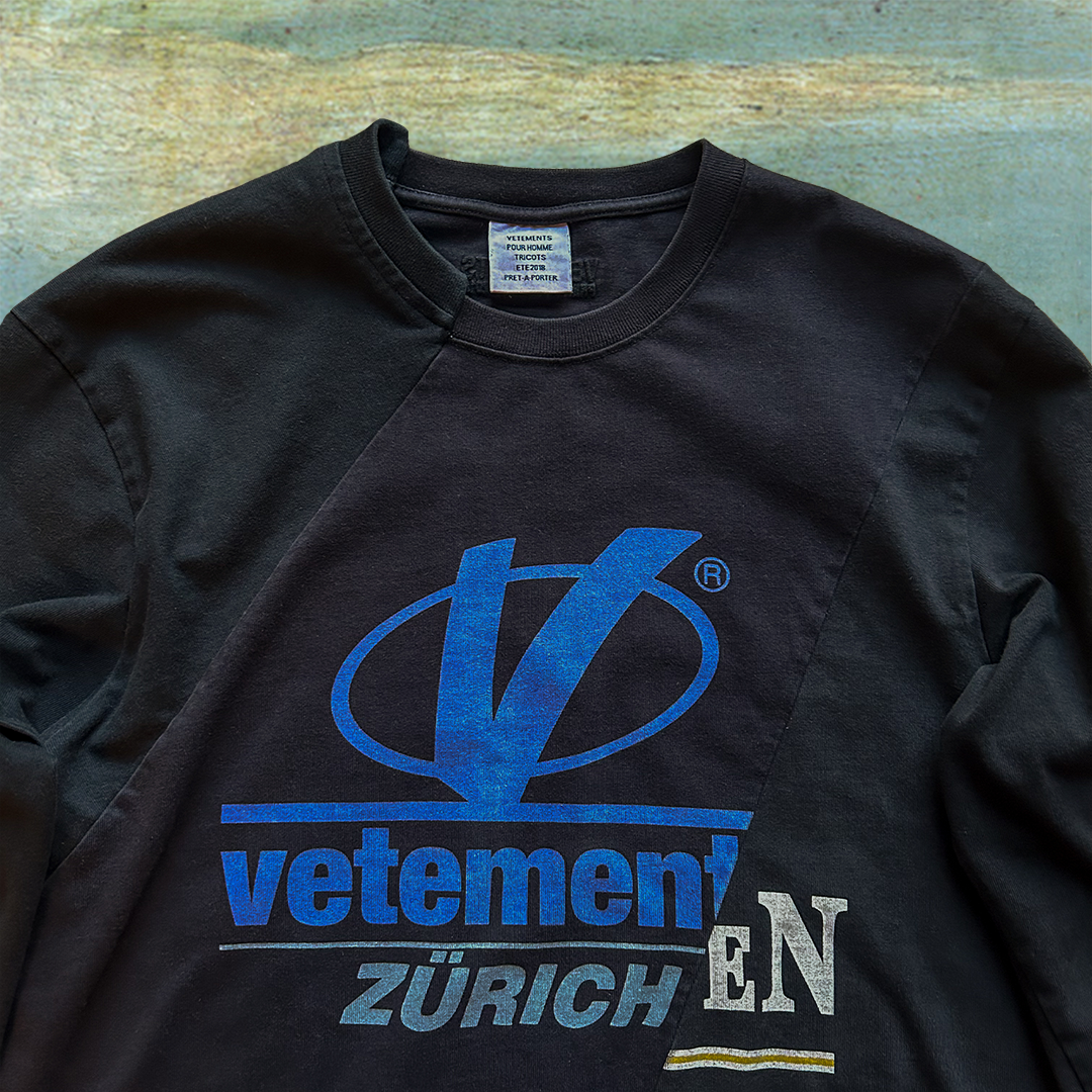 VETEMENTS ZURICH/ANTWERPEN SS18 LONGSLEEVE