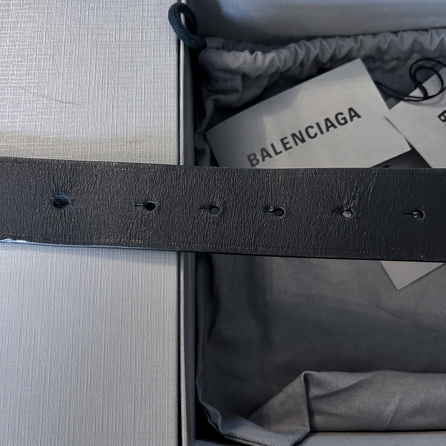 BALENCIAGA LARGE BB MONOGRAM BELT