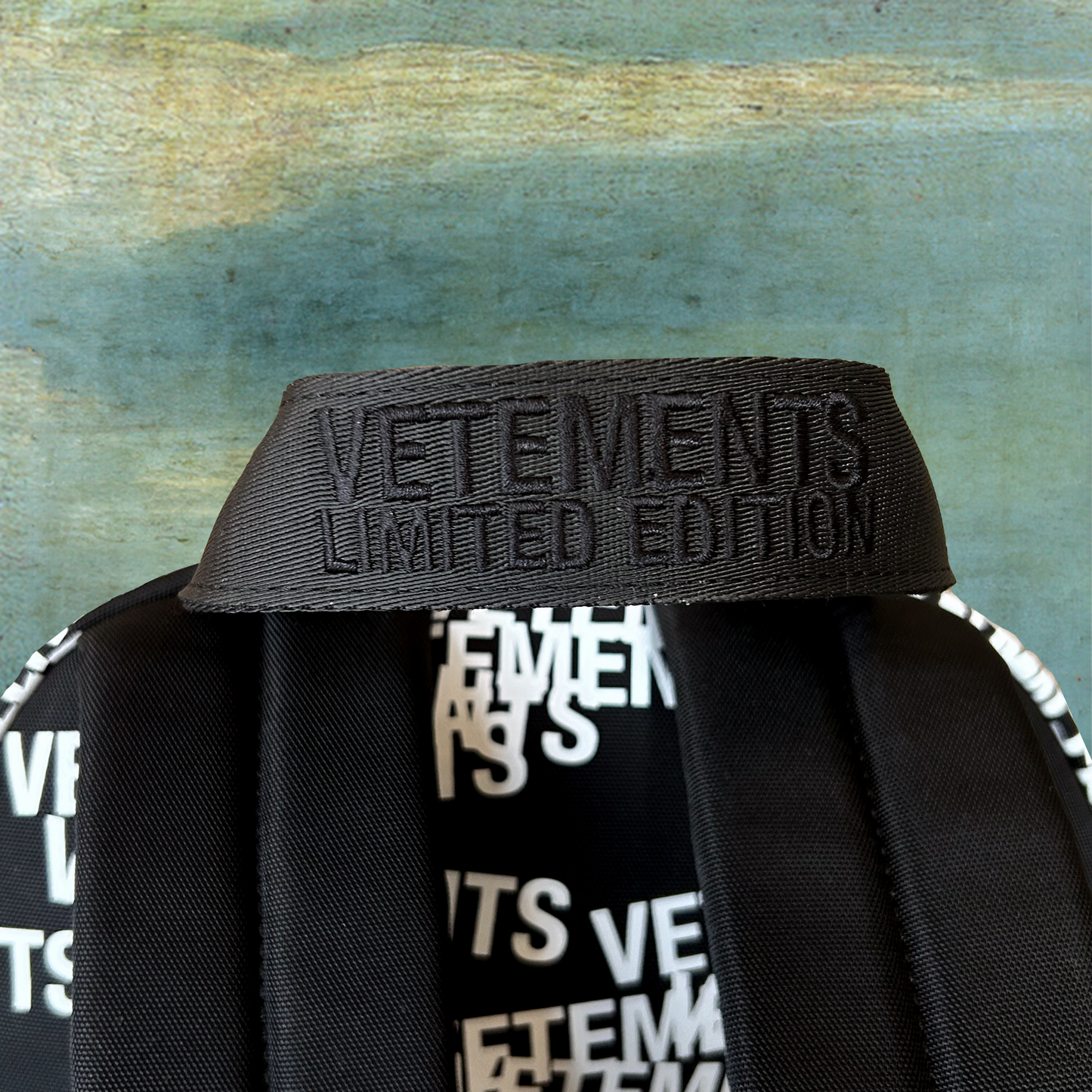 VETEMENTS AW23 LARGE PRINT BACKPACK