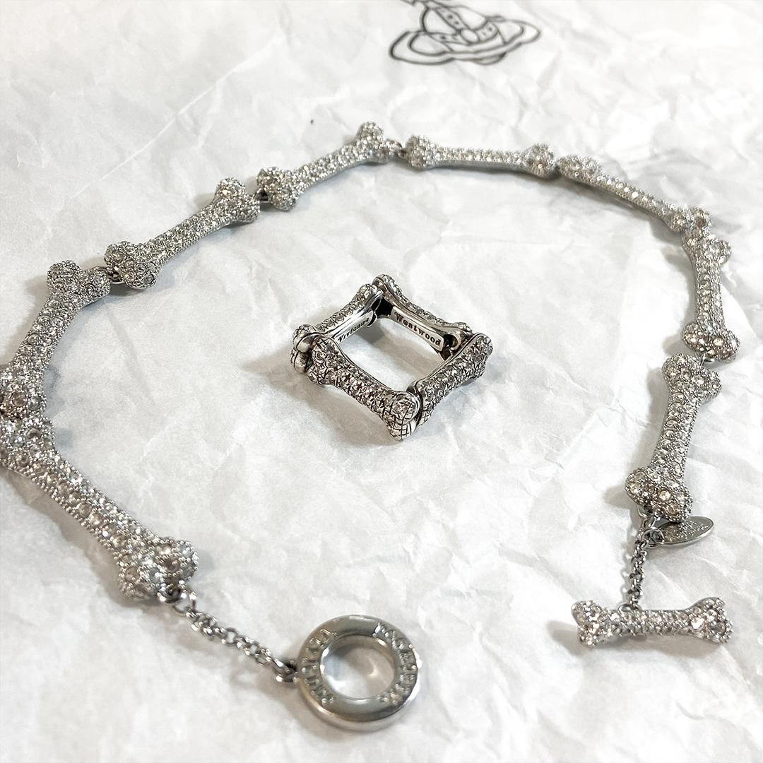 VIVIENNE WESTWOOD BONES CHAIN/CHOKER