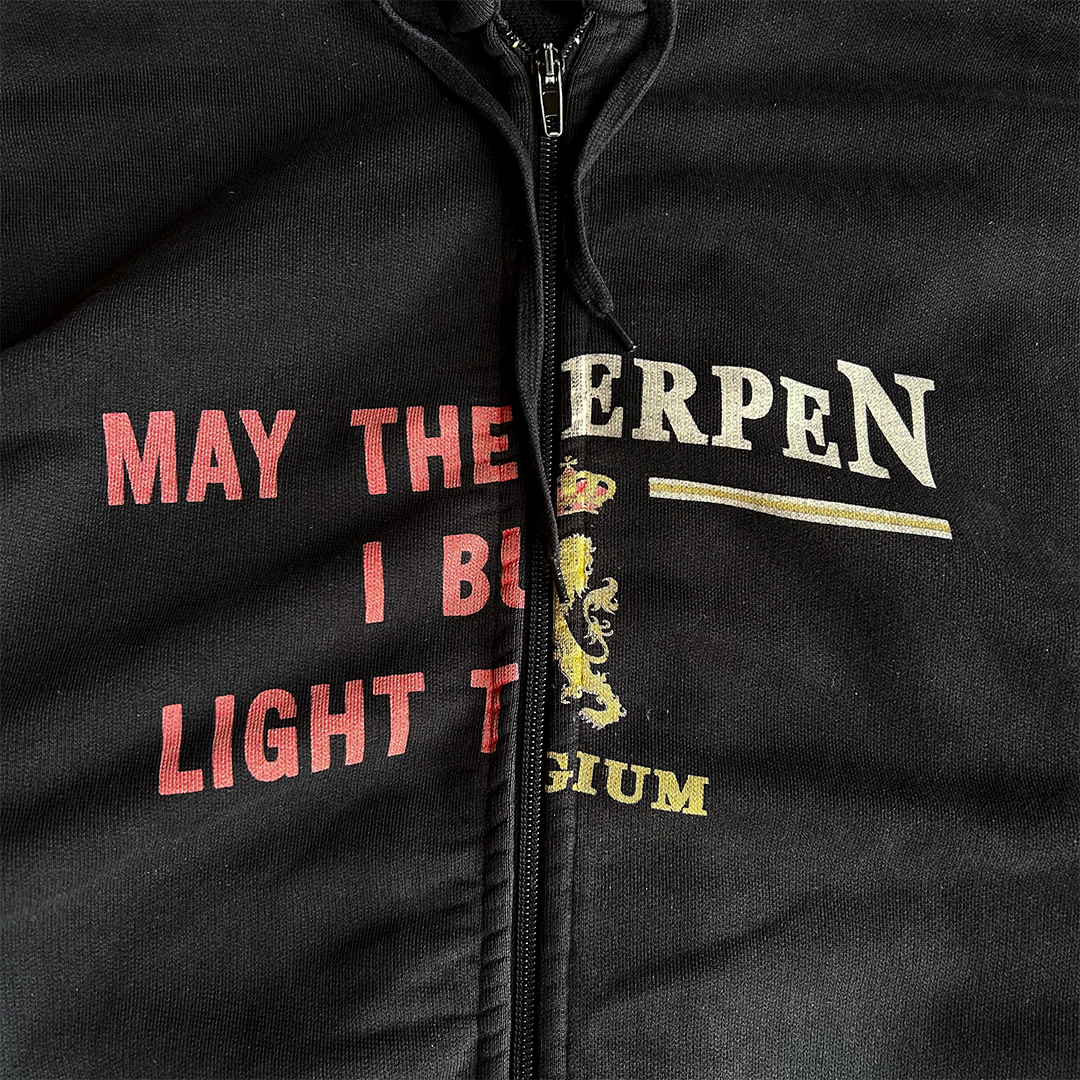 AW18 MAY THE BRIDGES/ANTWERPEN ZIP HOODIE