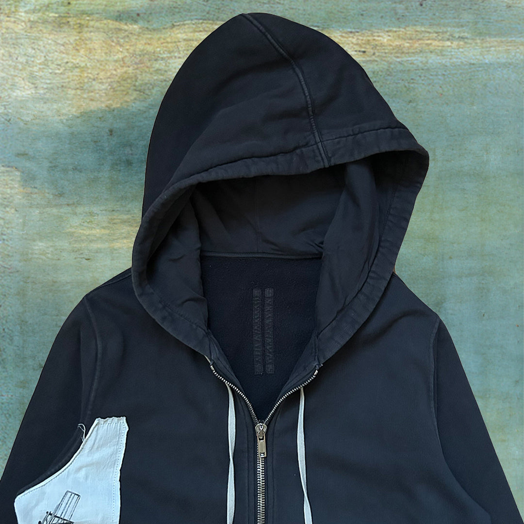 RICK OWENS FW19 ALIENS JASON ZIP UP