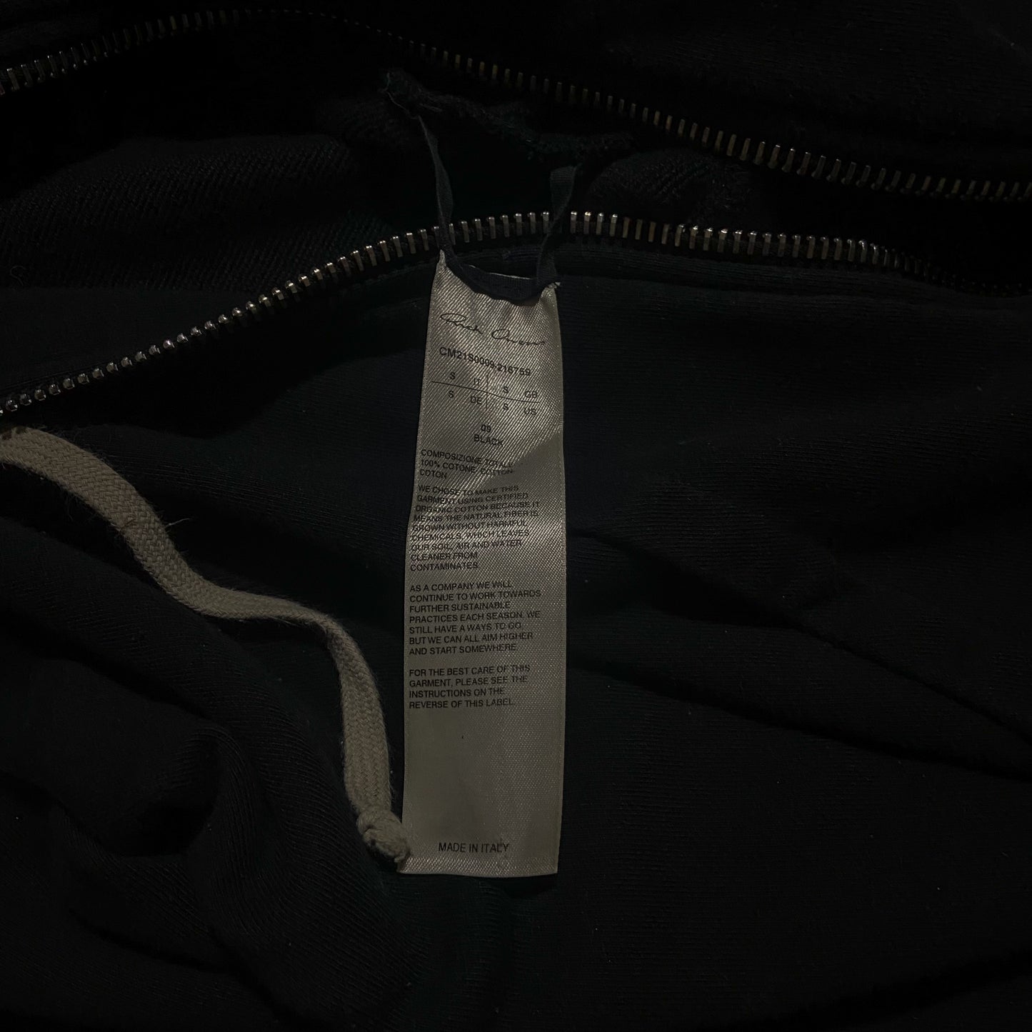 RICK OWENS CHAMPION ZIP