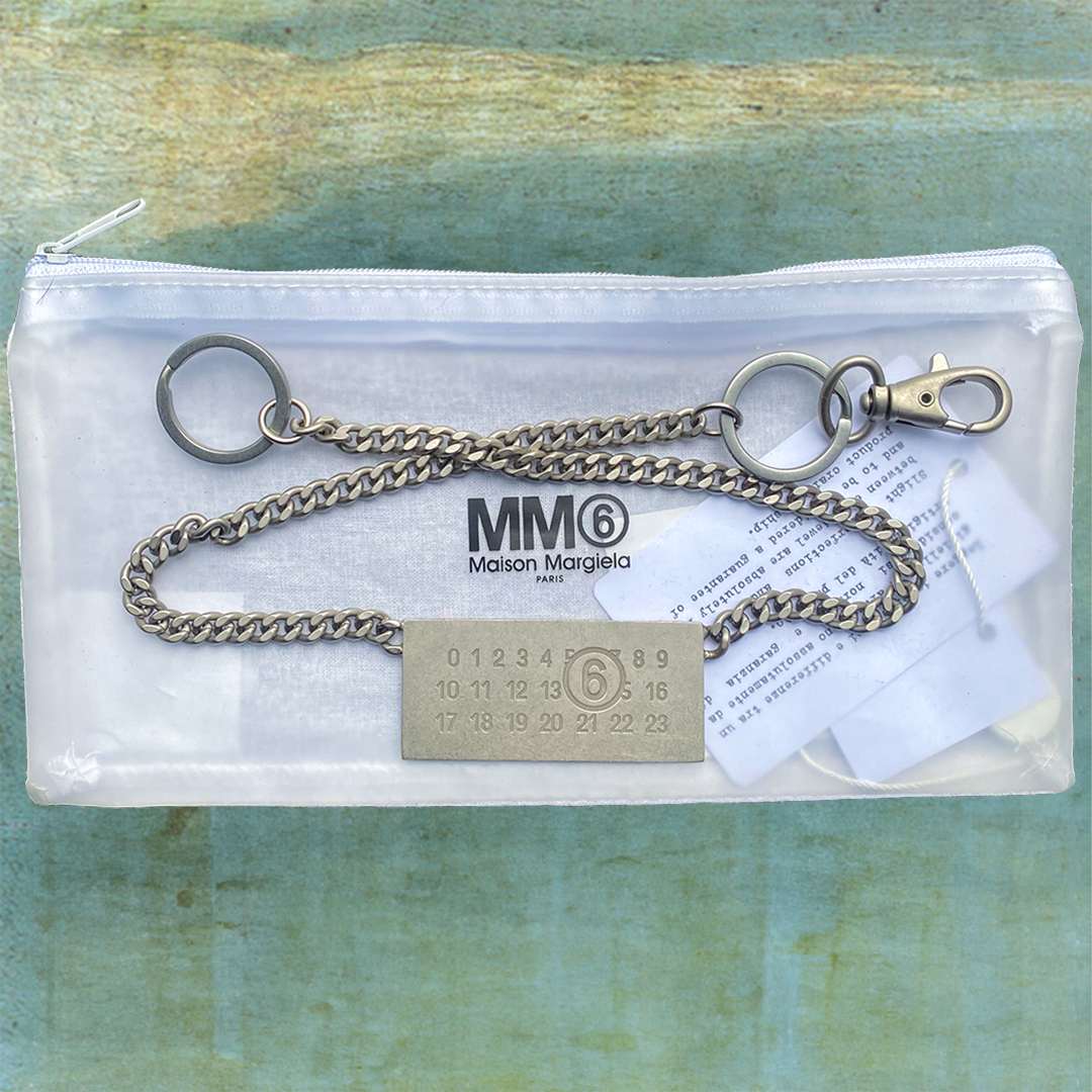 MAISON MARGIELA BRASS LOGO CHAIN SM7UU0037