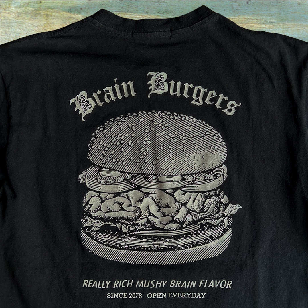 UNDERCOVER BRAIN BURGERS T-SHIRT