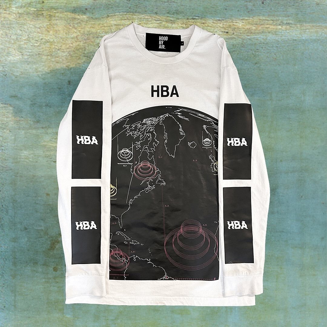 HOOD BY AIR WHITE LONGSLEEVE