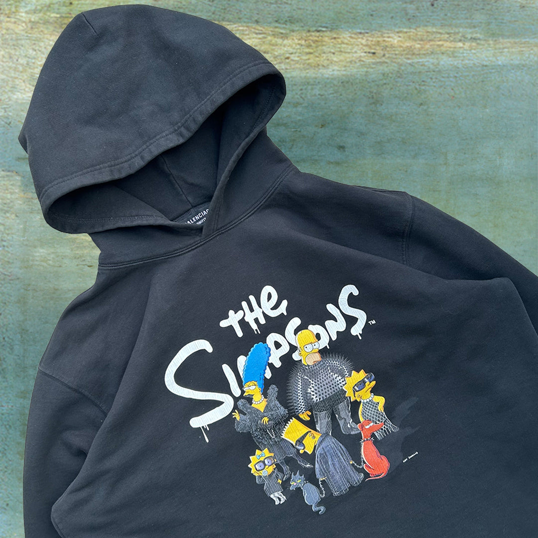 BALENCIAGA AW21 THE SIMPSONS HOODIE