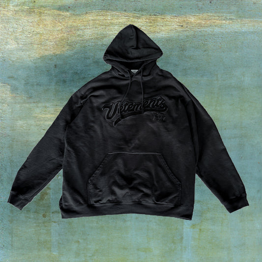 AW21 BLACK BRO BASEBALL HOODIE