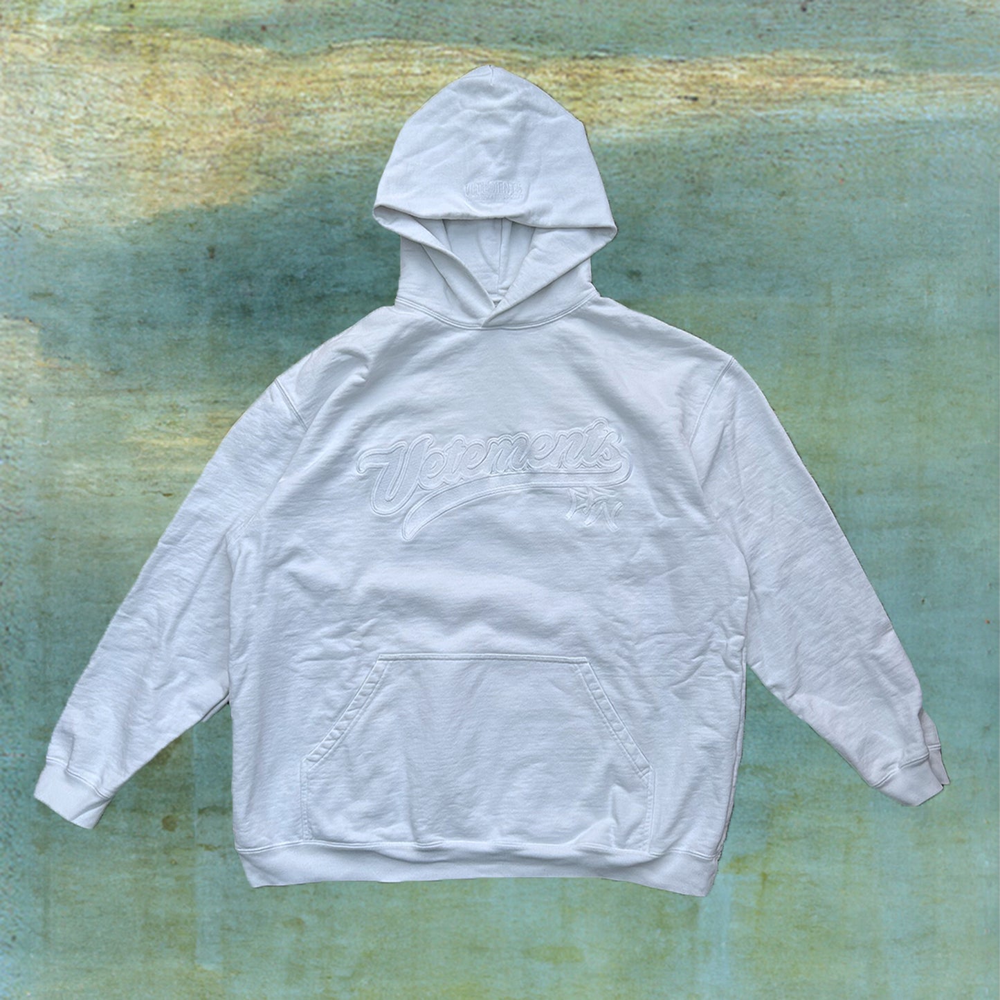 AW21 WHITE BRO BASEBALL HOODIE