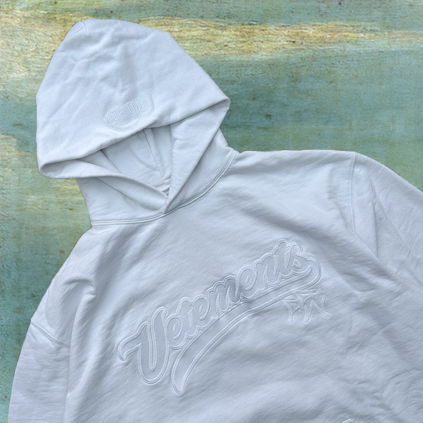 AW21 WHITE BRO BASEBALL HOODIE